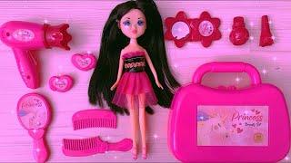 Unboxing Mattel Barbie Doll Collection | Satisfying Cute Pink Disney Princess Playset Toys | ASMR