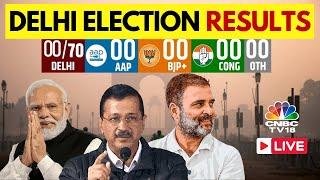 Delhi Election Results LIVE: Vote Counting Live | AAP Vs BJP Vs Congress | Arvind Kejriwal |PM Modi