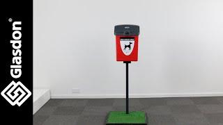 Glasdon UK | Demonstration | Fido 25™ Dog Waste Bin