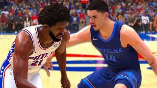 NBA 2K25 Zach Edey My Career - Overtime Thriller vs Embiid!