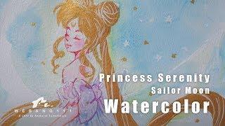 Watercolor [#110] Princess Serenity