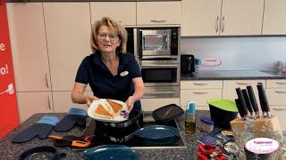 Sandwich-Toast im Tupperware MicroPro Grill (schnelles Mikrowellengericht in nur 7 Minuten)