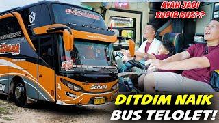 DITDIM NAIK BUS AVENTADOR.. ASIK JUGA BASURIAN 12 CORONG DI DALAM BUS..