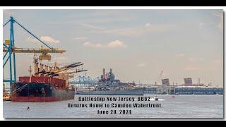 BB62 Battleship New Jersey Dry Dock Slide Show 6 20 2024 #DryDockNJ  #USS_NewJersey #BigJ