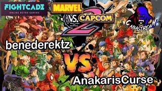 MvC2 - Fightcade Archive Casuals - benederektz vs AnakarisCurse - FULL set