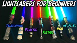 Lightsabers for Beginners! Intro to Neopixel, Galaxy's Edge, Force FX, and Base-Lit Lightsabers!