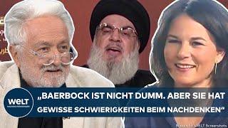 NAHOST-KRIEG: Nasrallah-Tötung! Kritik an Baerbock – "Hat gewisse Schwierigkeiten beim Nachdenken"