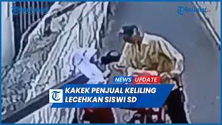 Terekam Detik-detik Kakek Penjual Keliling Lecehkan Siswi SD di Gang Sepi