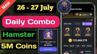 Hamster Kombat Daily Combo 27 July || 26th to 27th July || Hamster Daily Combo Today | Daily Combo 