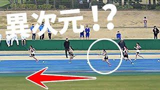 この加速！次元が違う！スーパー中学生・三好美羽が 100x4 リレー  2走に登場！
