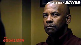 The Equalizer single-handedly takes down a goon (ft. Denzel Washington) | Screenfinity Action