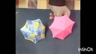 how to make easy paper umbrella#short clip#short video️️️️️️️️