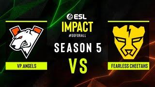 VP.Angels vs. Fearless Cheetahs - Map 3 [Overpass] - ESL Impact S5 - Group B - Europe