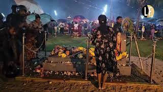 At Iranipalai Tamil Martyr’s cemetery in Mullaitivu, flame ignited by mother of LTTE militant Aruna