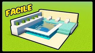 TUTO PISCINE MODERNE FACILE A FAIRE | MINECRAFT