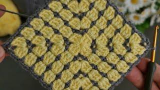 Wow Very Easy! Super how to make eye catching crochet motif.Everyone who saw it loved it.BabyBlanket