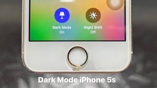 Enable Dark Mode on iPhone 5s, 6 - Dark Mode on iOS 12.5.6