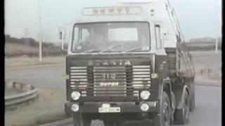 Jaywalking Takes A Lift - Day in the life of a lorry driver documentary 1974