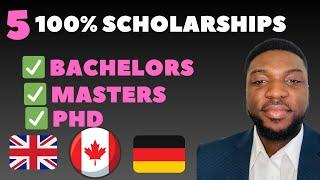 5 Fully Funded Scholarships for International Students 2025