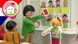 Playmobil filmpje Nederlands Rode kaart voor Lena - geschiedenis op school - Familie Huizer