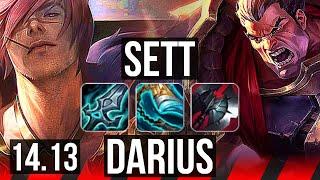 SETT vs DARIUS (TOP) | 8/0/2, Legendary | EUNE Grandmaster | 14.13