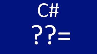 C# ??=