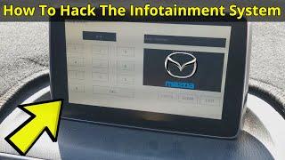 Mazda Hack - How To Access The Infotainment Diagnostics Menu