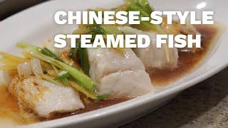 Cantonese Chinese Steamed Fish with Soy Sauce in 10 Minutes or Less