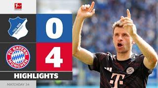 On Fire Till The Very End! | HOFFENHEIM - FC BAYERN | Highlights | Matchday 34 – Bundesliga 24/25