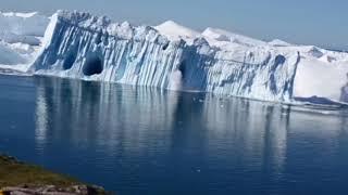 iceberg: Glacier Flips Upside Down an Looks Like a Little Mountain:)