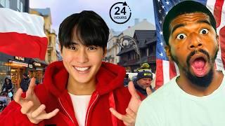 Speaking Only Polish For 24 Hours | American Reacts