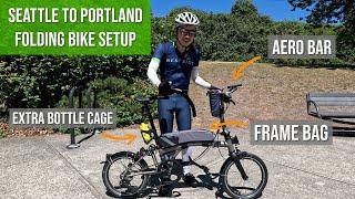 My Brompton Setup to Ride 206 Miles in One Day | Seattle to Portland on my T-Line Folding Bike