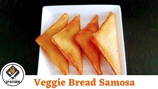 Veggie Bread Samosa Recipe | Bread Aloo Samosa | Triangle Samosa | GP KITCHEN