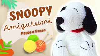 [PASSO A PASSO] Snoopy Amigurumi do Zero para Iniciantes