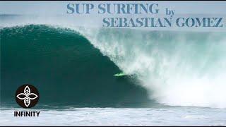 SUP surfing long Barrels in Peru - Sebastian Gomez - INFINITY