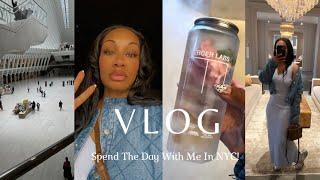 VLOG: spend the day with me in NYC | RH rooftop restaurant | mercer labs museum & so much more