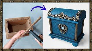 How to make a Victorian-era chest with cardboard