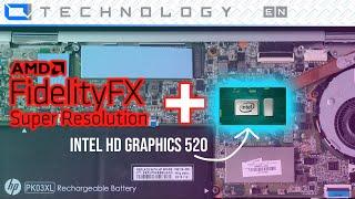 AMD FSR works on anything, even Intel HD Graphics