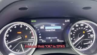 2023 Toyota Camry TPMS RESET