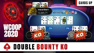 DOUBLE KNOCK OUT ️ WCOOP 16-H: $10k PKO High Roller HIGHLIGHTS ️ PokerStars