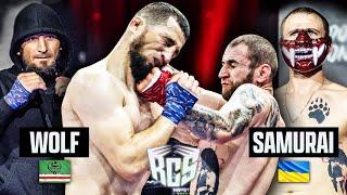 Tschetschenischer WOLF vs Ukrainischer SAMURAI - Said Akhyadov vs Ivan Shpirka - RCS2 Bareknuckle