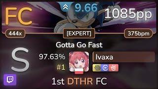  9.7⭐ Ivaxa | Norman J. Grossfeld - Gotta Go Fast [EXPERT] +HDDTHR 97.63% FC #1 | 1085pp - osu!