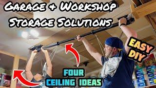 Garage Storage Solutions: DIY Ceiling Storage for Home and Workshop