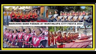 MARCHING BAND PARADE AT MUNTINLUPA CITY FIESTA 2024