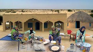 Ancient Desert Village Life Pakistan at Border | Cooking Desert Village Food | Traditional Life