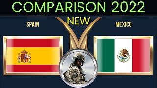 España VS México Comparación detallada del poder militar | Spain VS Mexico Detailed military power