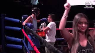 King's Walk Boxing League: Joshua Gomez (Blue) VS Dylan Tucker (Red) - ELITE - TKO Stoppage!