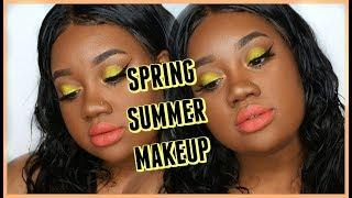 SUMMER MAKEUP 2018 | COLORFUL SUMMER MAKEUP SUMMER MAKEUP DRUGSTORE LOOK