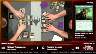 Pro Tour Dragons of Tarkir Round 6 (Standard) Owen Turtenwald vs. Stephen Madden