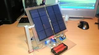 Arduino based "sunflower" robot - dual axis solar tracker